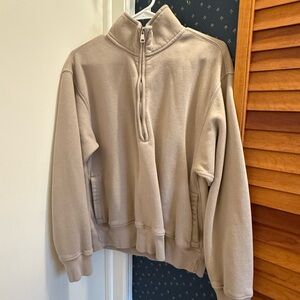 Abercrombie half-zip pullover sweatshirt